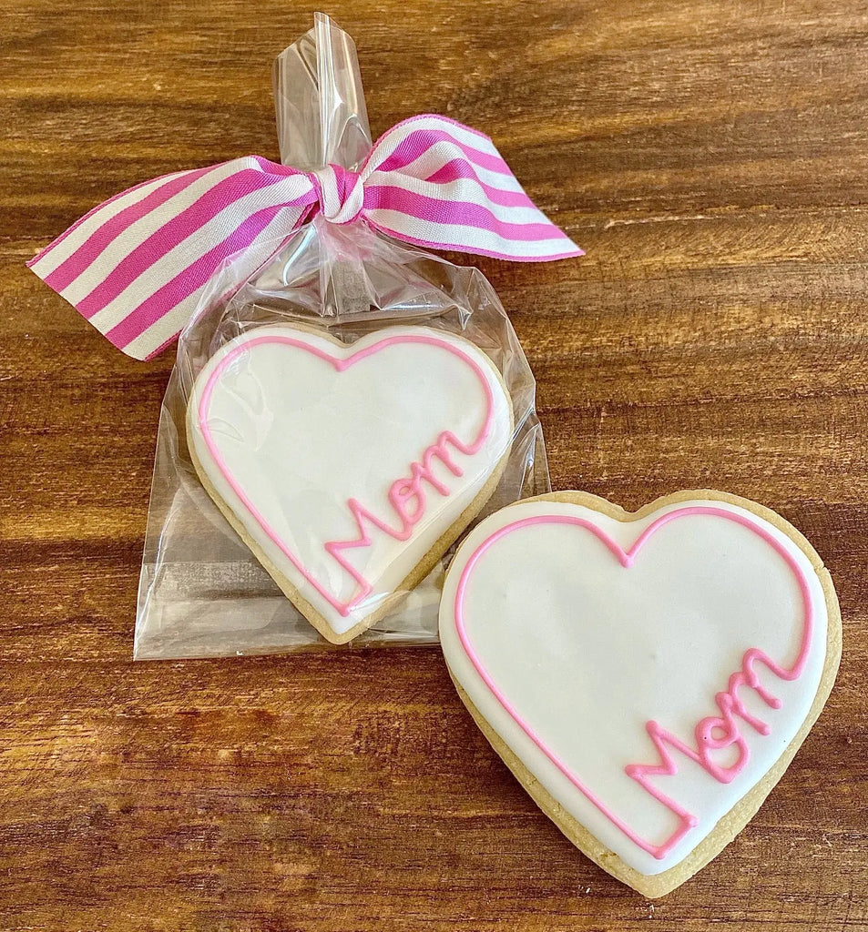 Mom Heart Sugar Cookie Heidi's Heavenly Cookies 