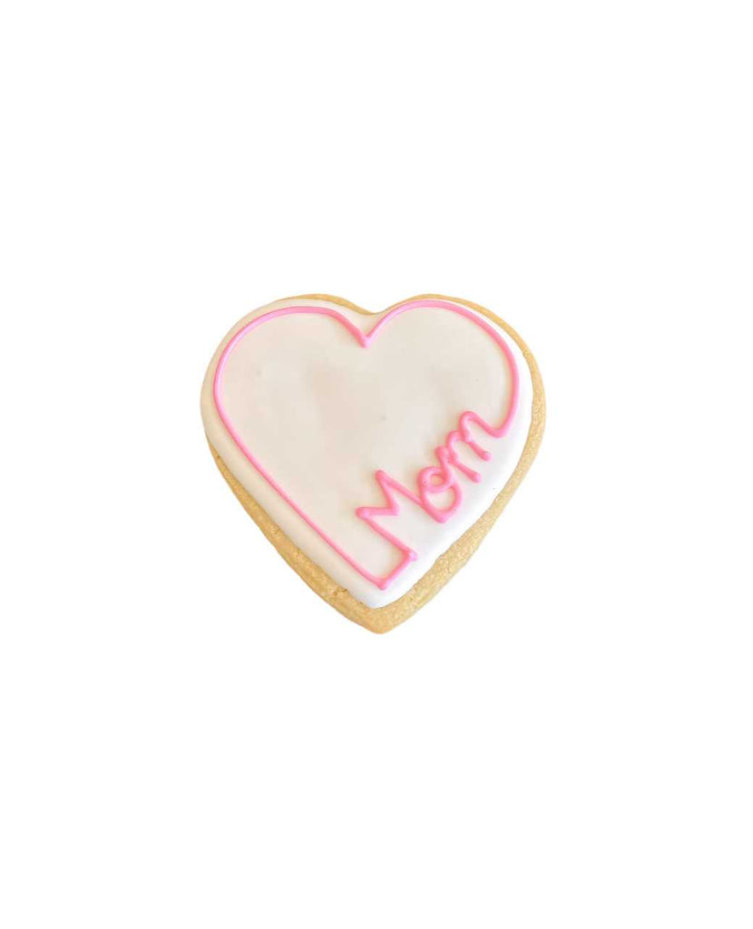 Mom Heart Sugar Cookie Heidi's Heavenly Cookies 