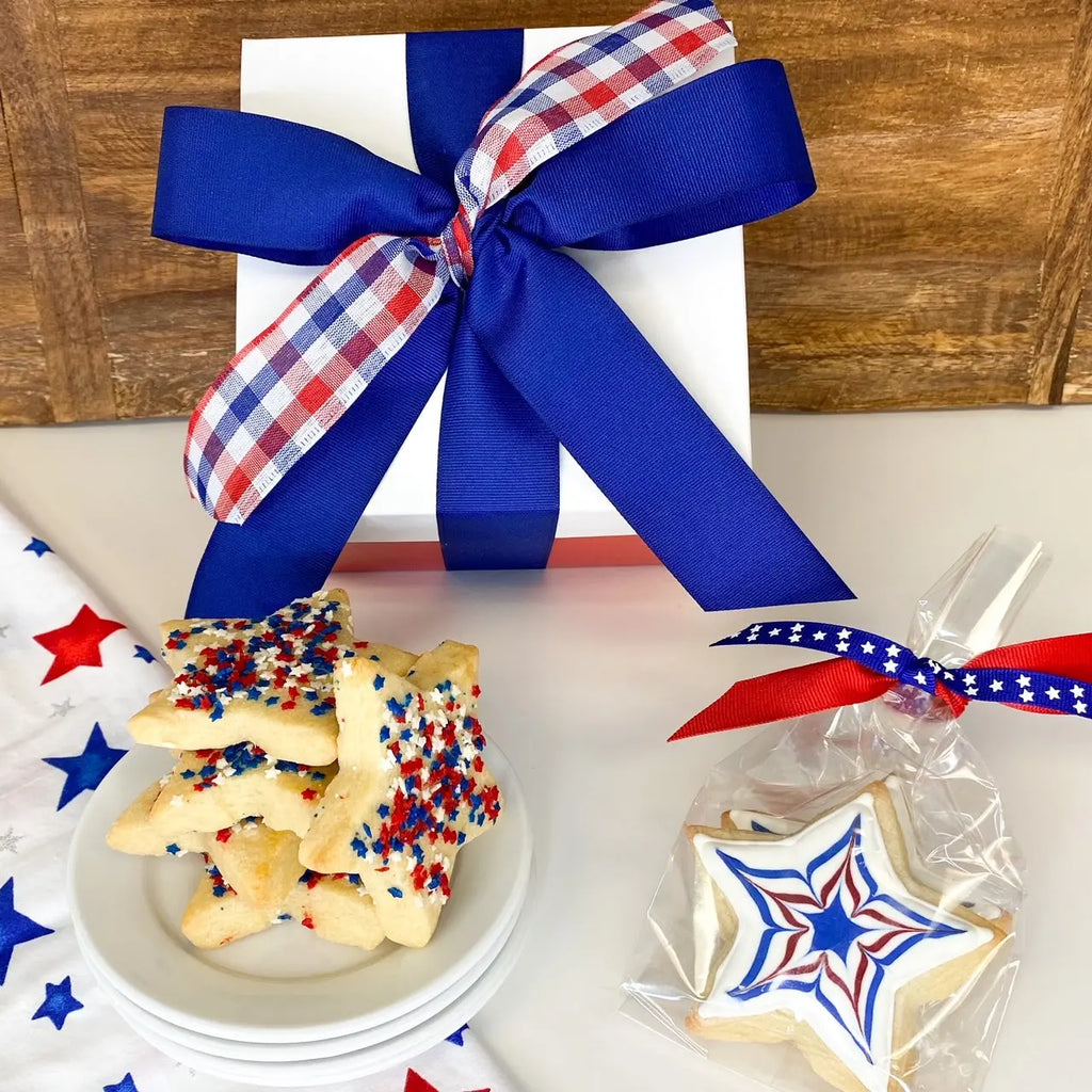 Red, White & Blue Star Sugar Cookie Heidi's Heavenly Cookies 