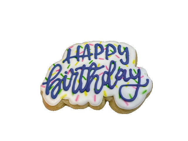 Happy Birthday Sugar Cookie Heidi's Heavenly Cookies
